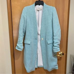 Zara light coat in mint color